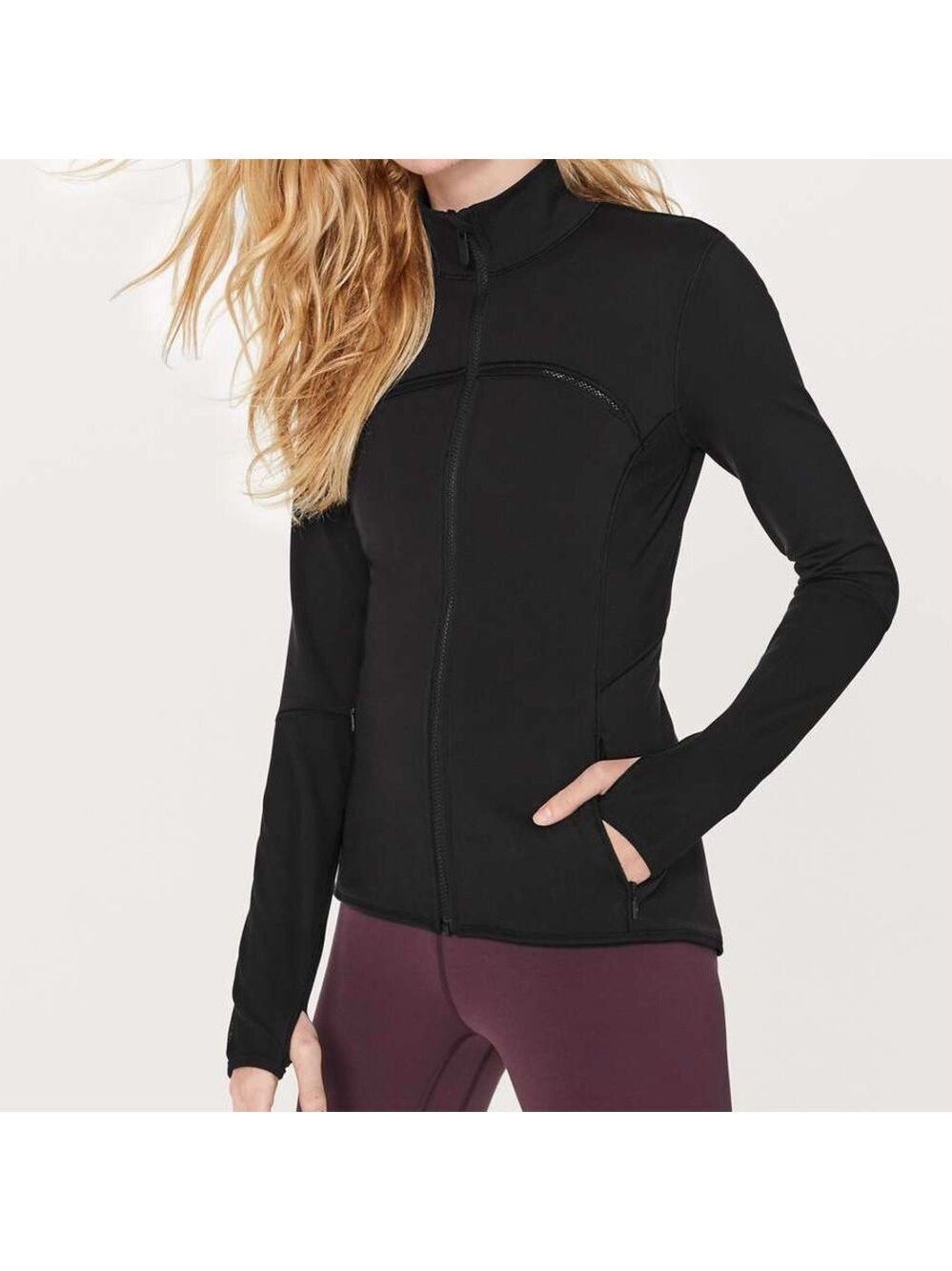 Lululemon Mesh Is More Jacket Black Size 6